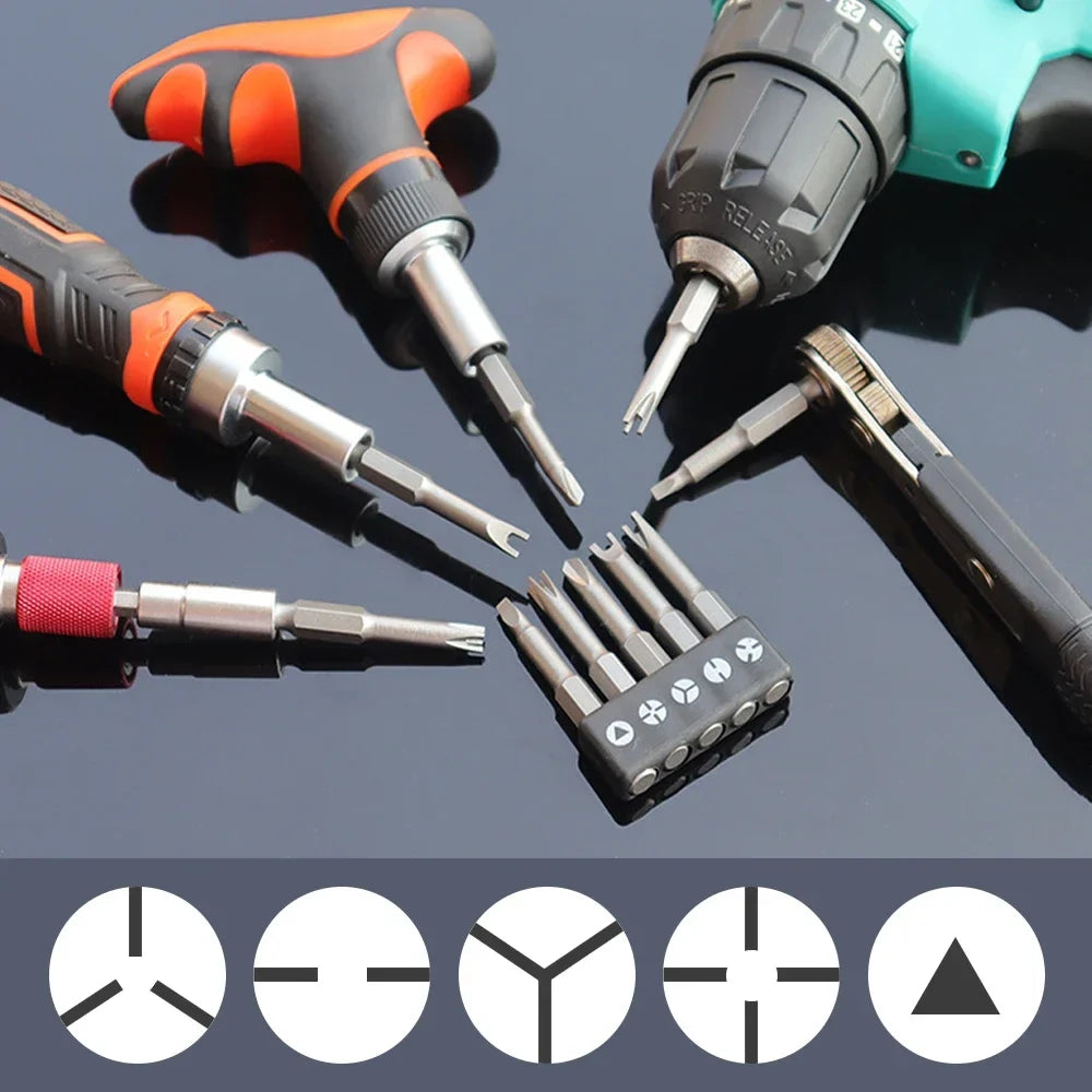 13-Piece Special Shaped Magnetic Screwdriver Bit Set | CrV Steel