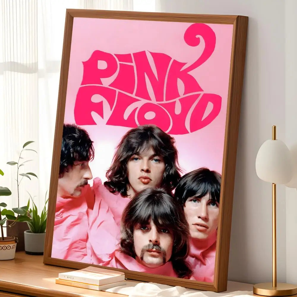 Pink Floyd Self-Stick HD Wall Art Poster – Waterproof Decor