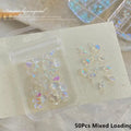 50 Pcs Ocean Resin Nail Art Charms – Shell, Starfish & Conch Set