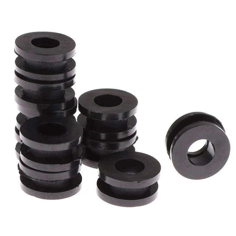 10Pcs Black Rubber Motorcycle Fairing Grommets – CBR GSXR ZX YZF