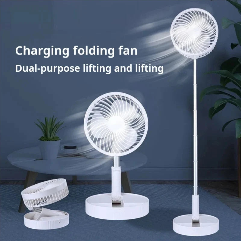 HOMEFISH Retractable Folding Portable USB Fan | 7200mAh