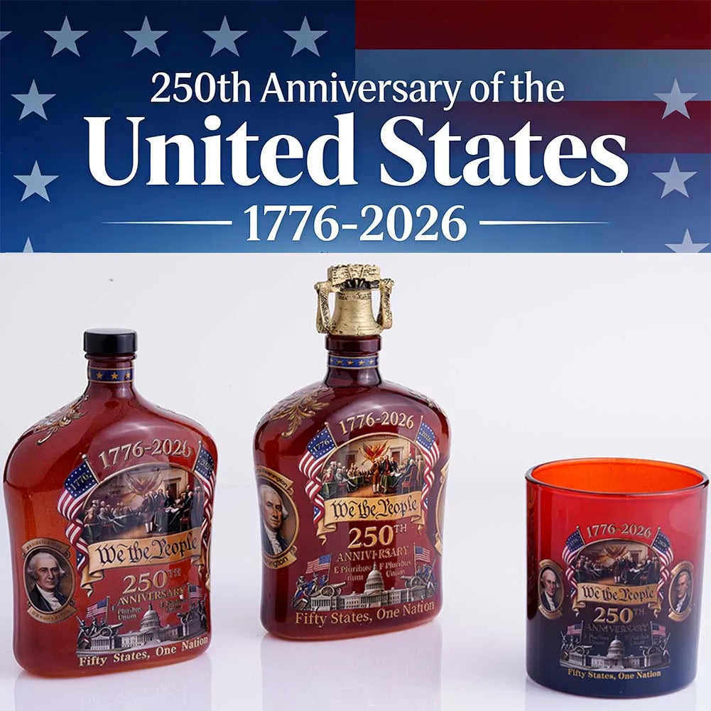 250th Anniversary Glass Decanter | 1776–2026 Collectible