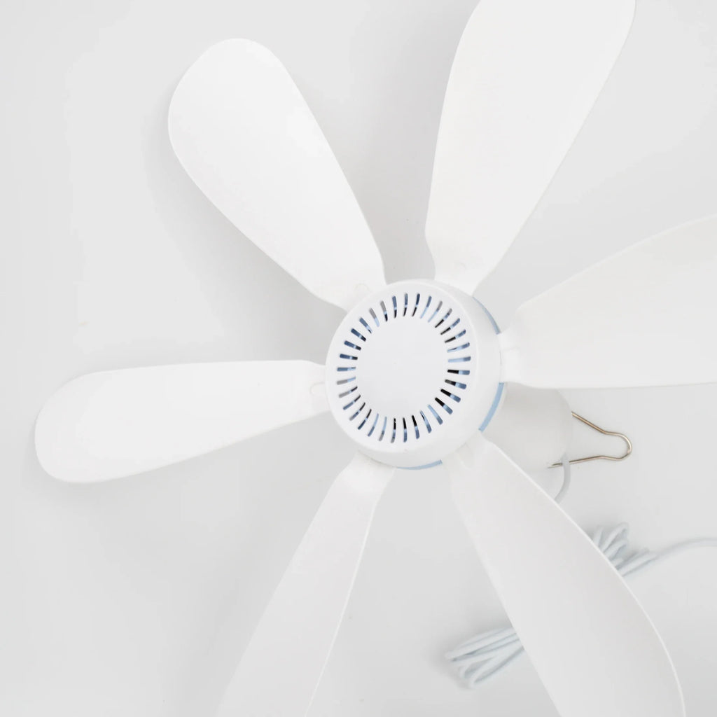 HOMEFISH 6-Blade USB Ceiling Canopy Fan – Silent Hanging Fan