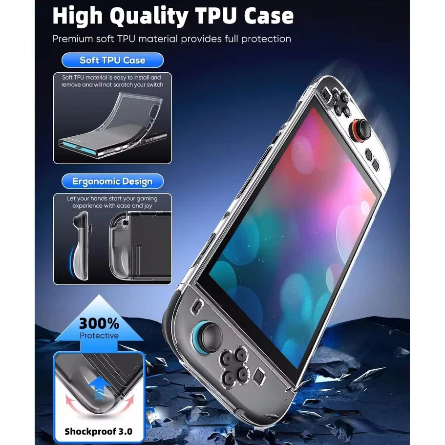 Nintendo Switch 2 Clear Protective Case Cover Shell (2025)