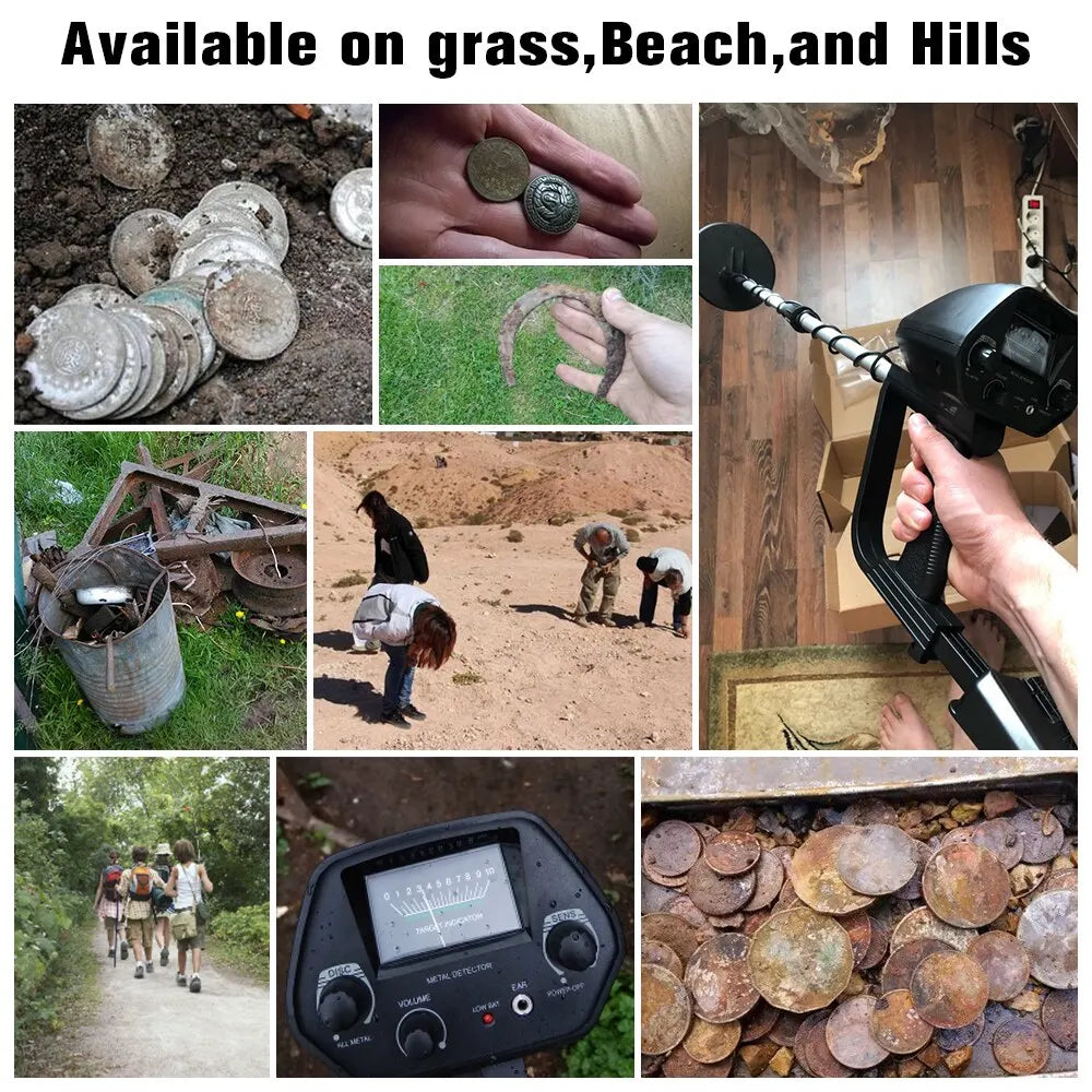 MD-4030 Metal Detector Underground Gold Outdoor Digger Length