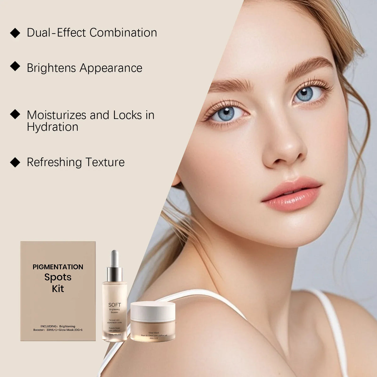 Brightening Essence & Mask Set – Dark Spot Skincare Kit