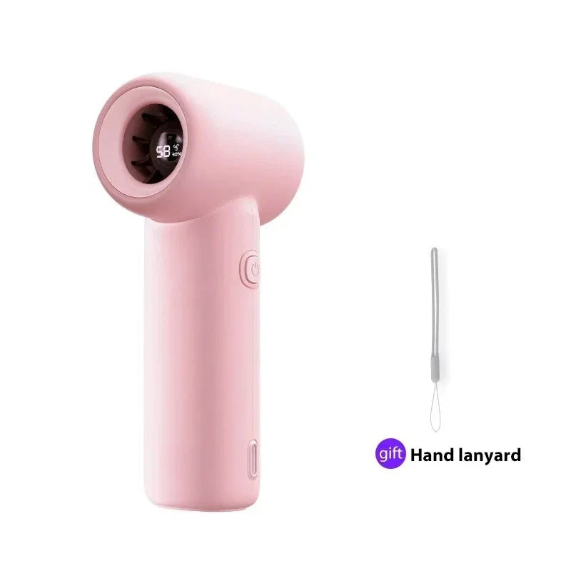 URGGU Portable Turbo Fan – 5 Speeds, 10Hr Battery, Handheld