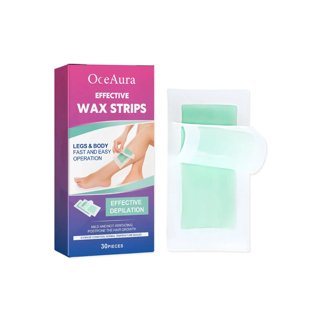 OceAura Scented Wax Strips – Gentle Hair Removal & Soft Skin