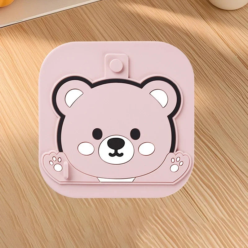 Bear 2-in-1 Floor Drain Cover – Odor Proof Silicone Mat