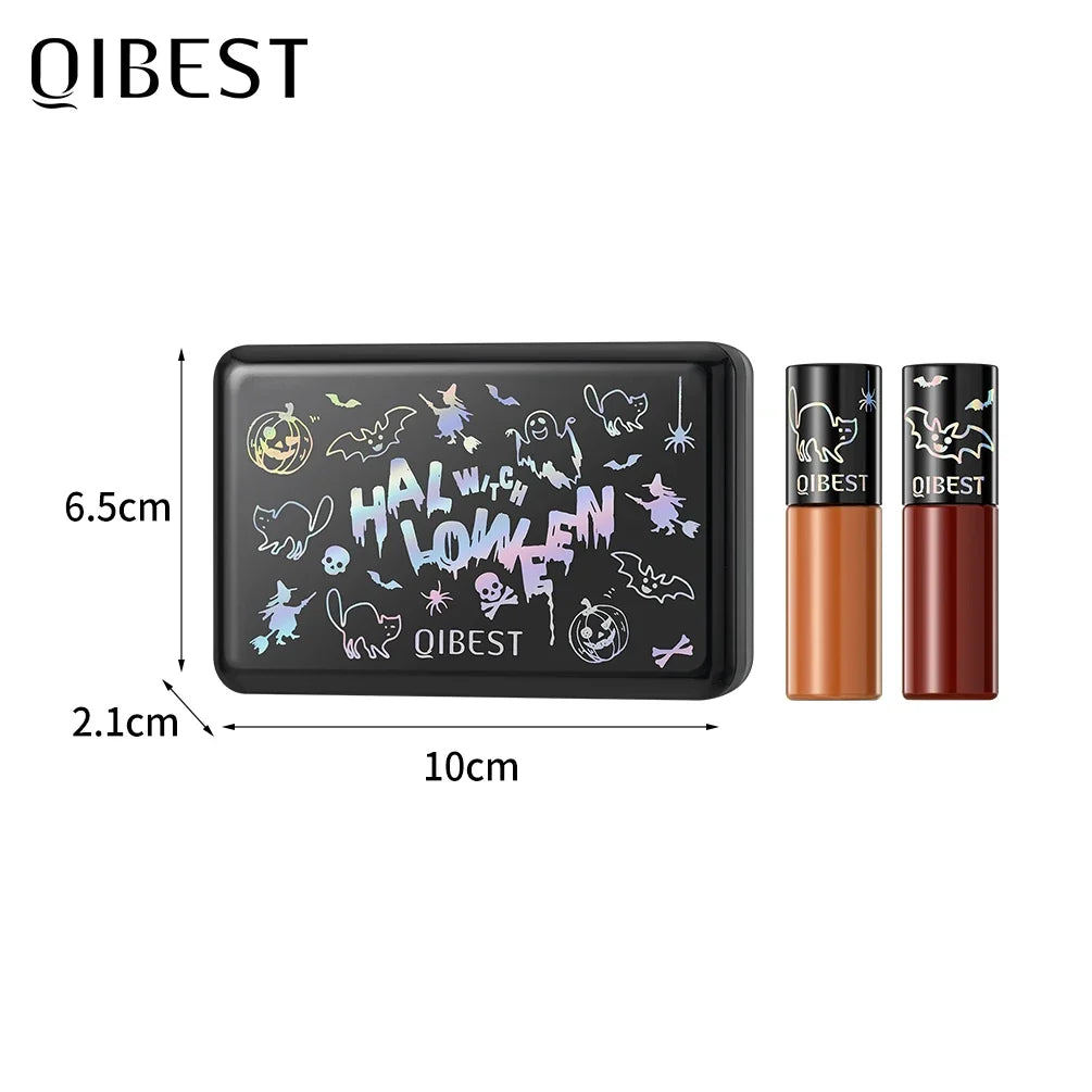 QiBest 6-Pc Matte Liquid Lipstick Set – Halloween Lip Makeup