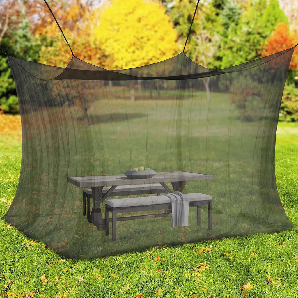 Extra Large Outdoor Mosquito Net Screen House | 10x10 ft Canopy
