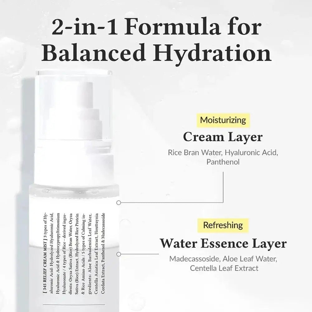 Facial Essence Spray Dr Althea 345 Relief Cream Mist Hyaluronic Acid