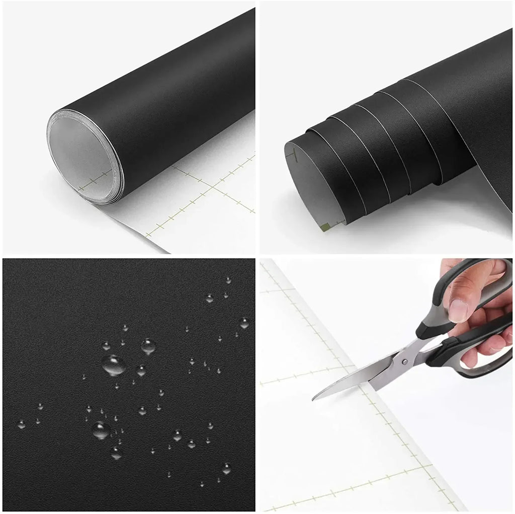 55cm Matte Peel & Stick PVC Wallpaper – Self-Adhesive Wall Film