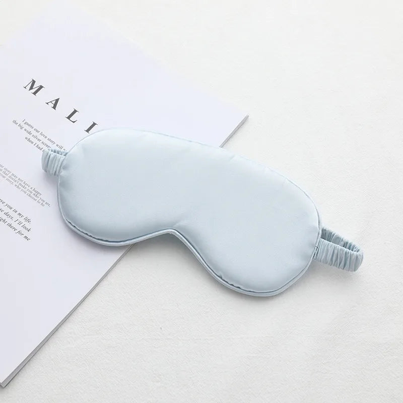 Double-Sided Silk Sleep Eye Mask – Light Blocking Travel Eyeshade