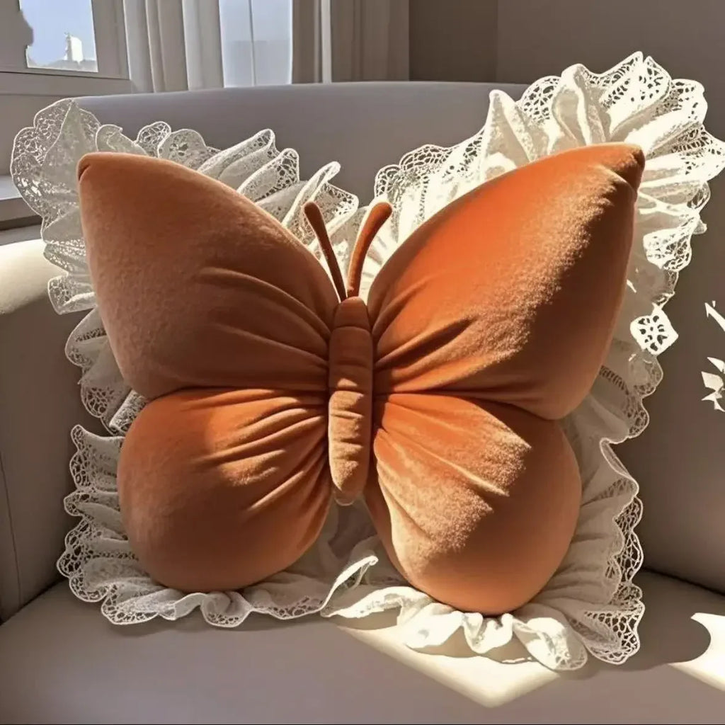 Princess Butterfly Bow Cushion | Decorative Sofa & Office Pillow