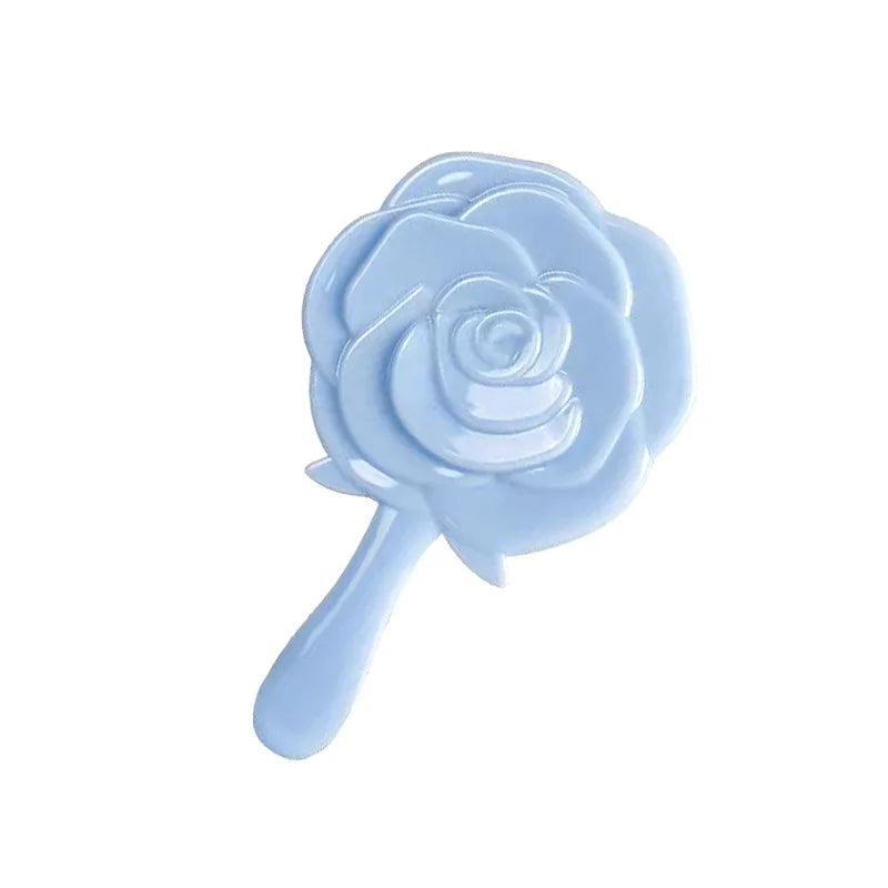 Portable Rose Pocket Makeup Mirror | Folding Compact Mirror