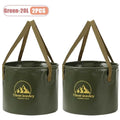 Collapsible Camping Bucket 5/10/20L – Foldable Waterproof
