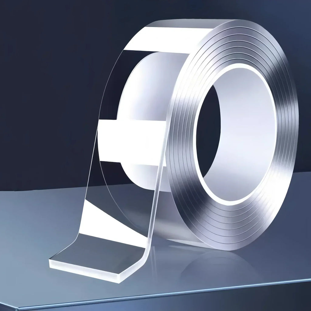 Nano Double-Sided Gel Tape – Transparent, Waterproof & Reusable