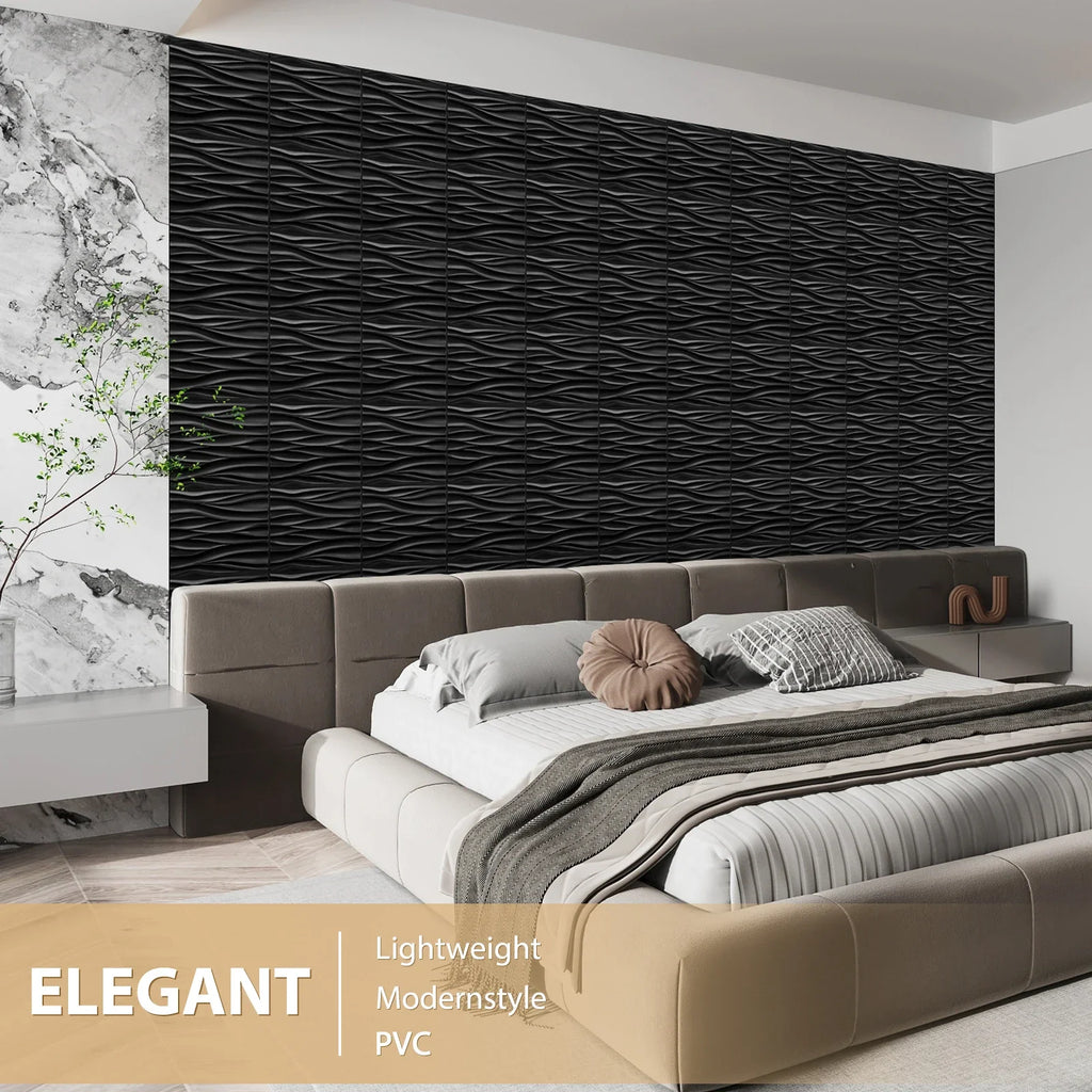20 3D Pvc Wall Panels Indoor Decoration Living Room Hall Bedroom