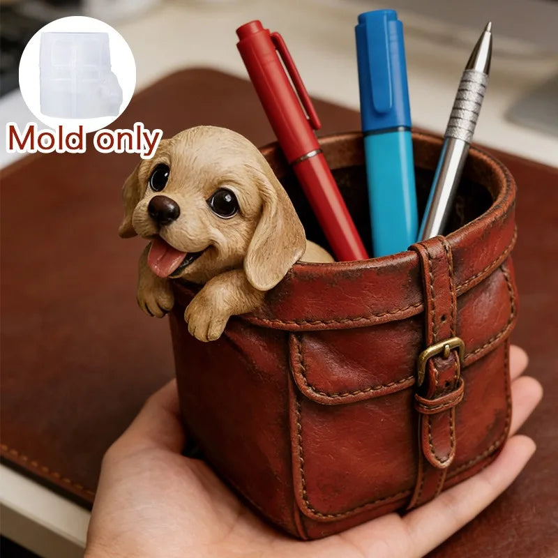 Dog Bag Flower Pot Silicone Molds DIY Succulent Plant Flowerpot Vases