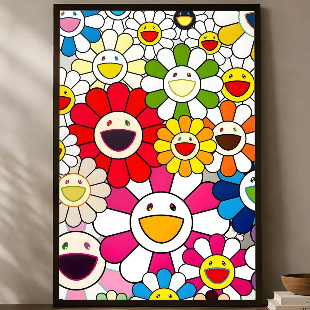 Murakami Takashi HD PVC Self-Stick Wall Art Poster | Home Décor
