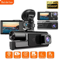 Dual Lens Car Dash Cam – 1080P Front & 720P Interior Night Vision