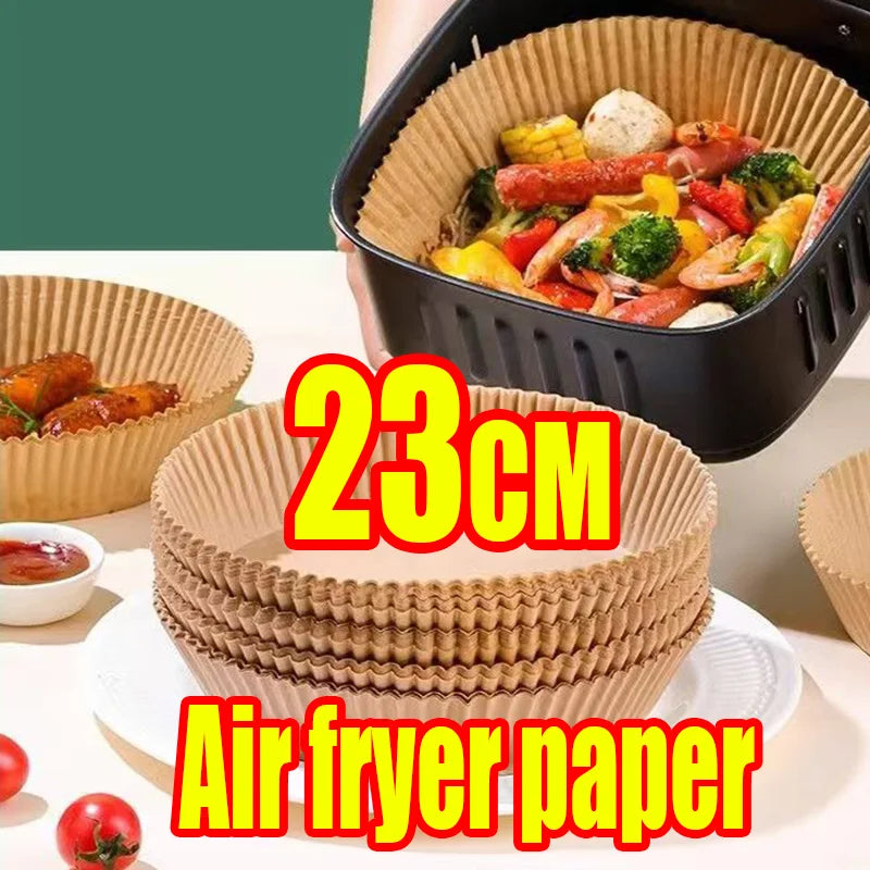 Disposable Air Fryer Parchment Liners | Non-Stick Baking Paper