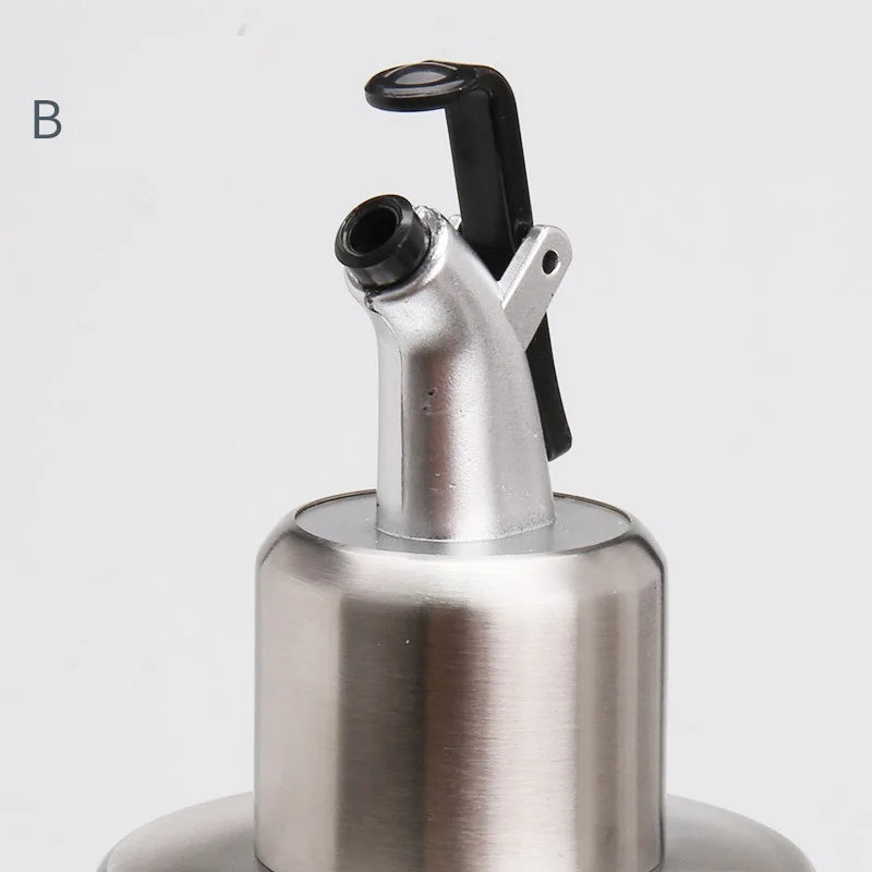 Stainless Steel Oil & Seasoning Bottle | Leakproof 250–550ml