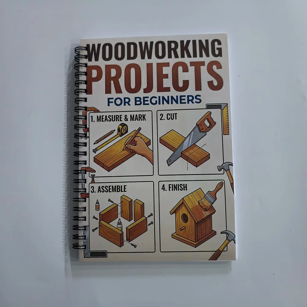Woodworking Projects Book Beginners Simple Practical Step-by-step