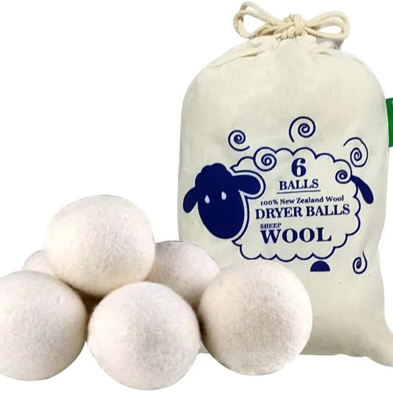 Reusable Wool Dryer Balls – Lint Catcher & Fabric Softener