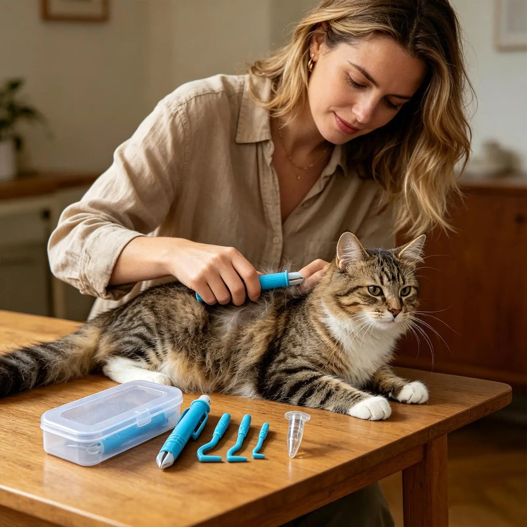 Portable Tick Removal Tool – Pets, Horses & Livestock Tweezers