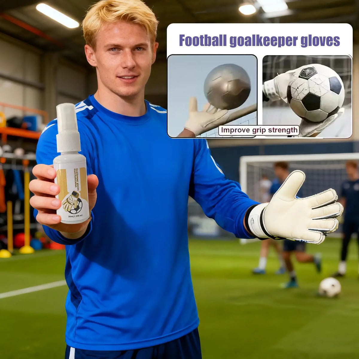 Football Glove Grip Spray 30ml | Sticky Glove Enhancer