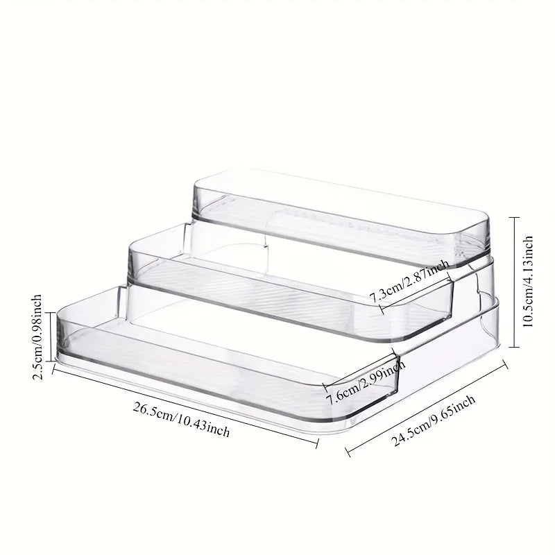Clear Perfume & Cosmetic Storage Box – Countertop Organizer