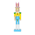 Wooden Easter Bunny Nutcracker Figurine | Handmade Décor Gift