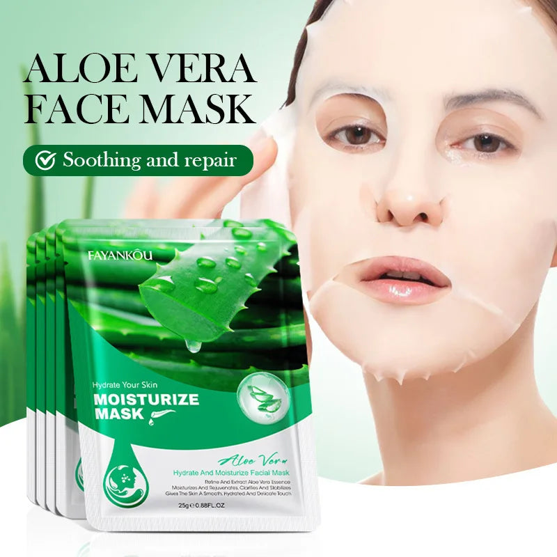 10-Pack Fruit Facial Sheet Masks – Hydrating & Brightening