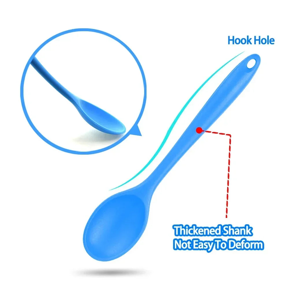 Silicone Soup Spoon – Nonstick-Safe Kitchen Mixing Ladle