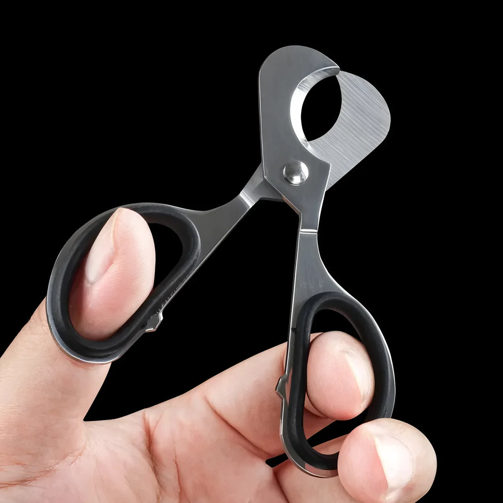 Stainless Steel Double Blade Cigar Scissors – Sharp Cutter