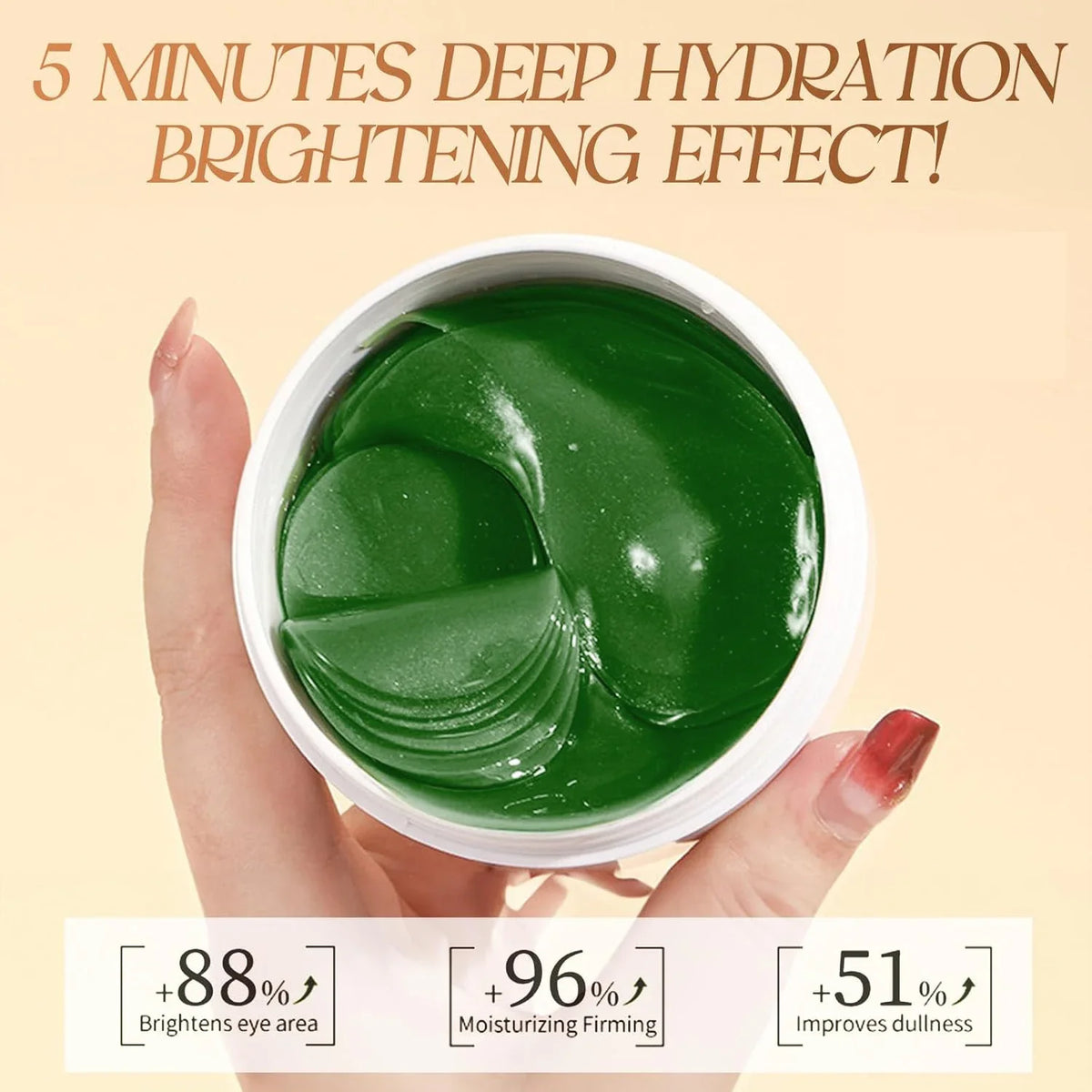 Seaweed Collagen Eye Mask 60 Pcs – Hydrating Gel Patches