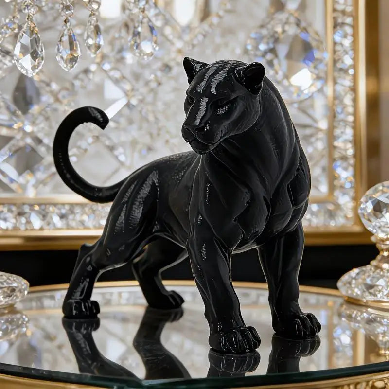 3D Printed Black Panther Statue | Desktop & Dashboard Décor