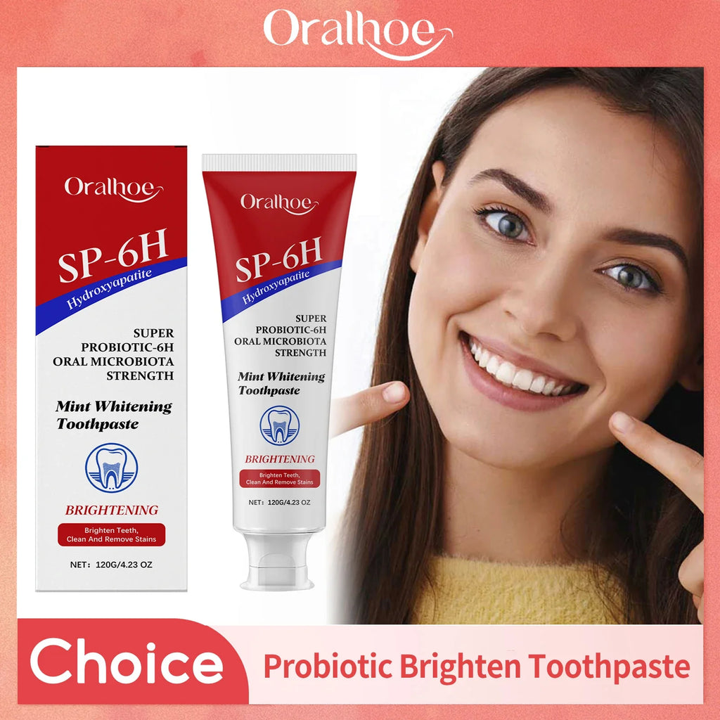 Oralhoe SP-6 Probiotic Whitening Toothpaste – 120g
