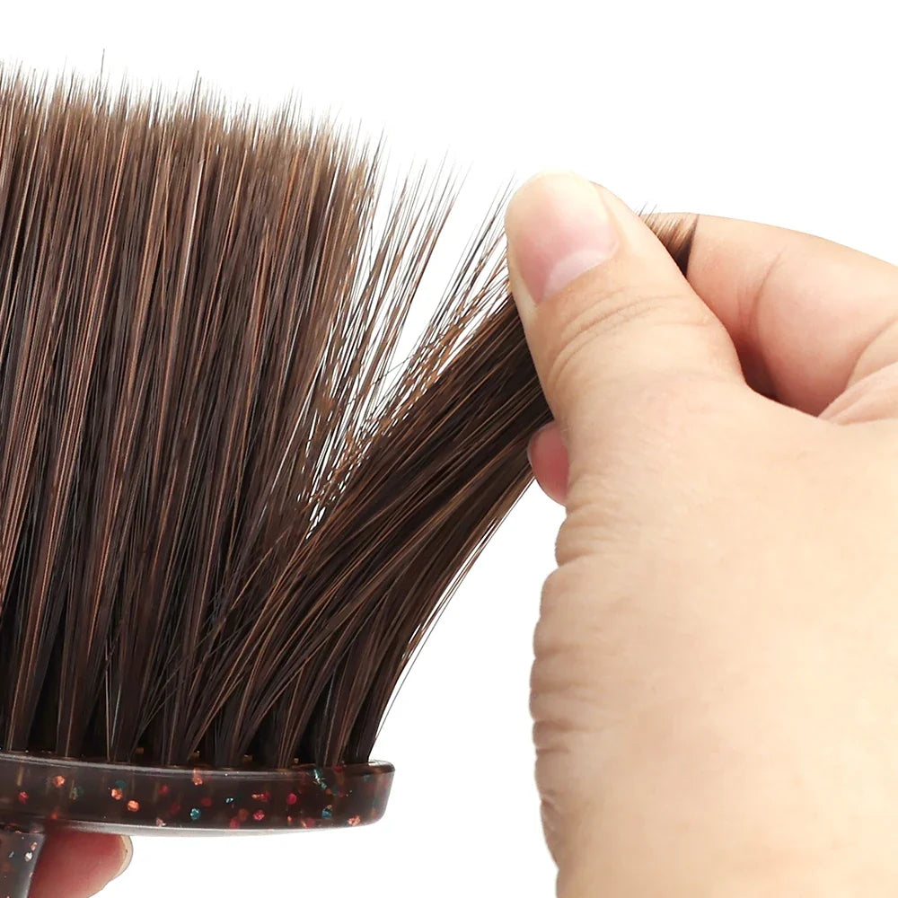 Soft Neck & Face Hair Sweep Brush | Salon Hairdressing Tool