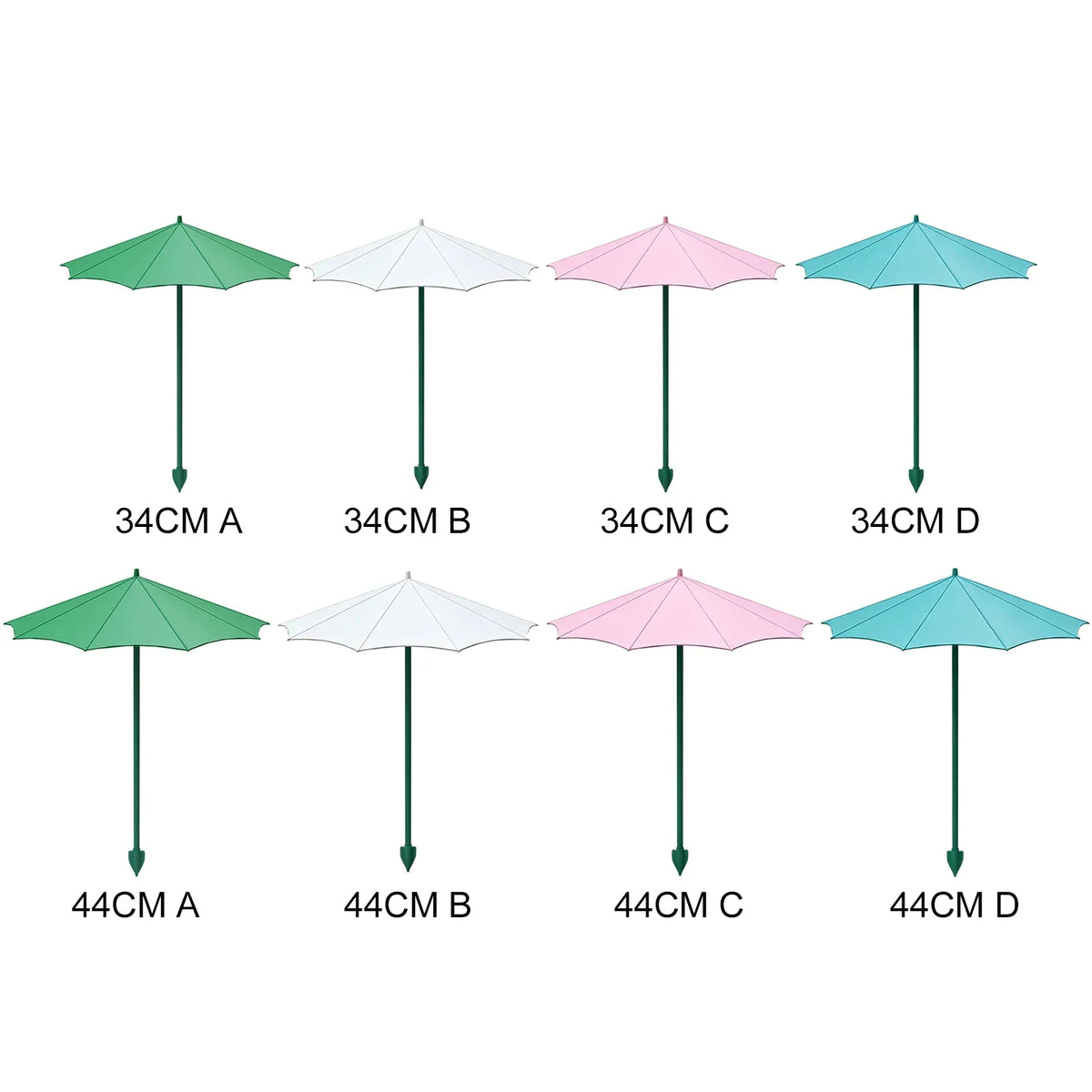1 Outdoor Plant Sun Shade Canopy Weatherproofs Garden Stake Umbrella