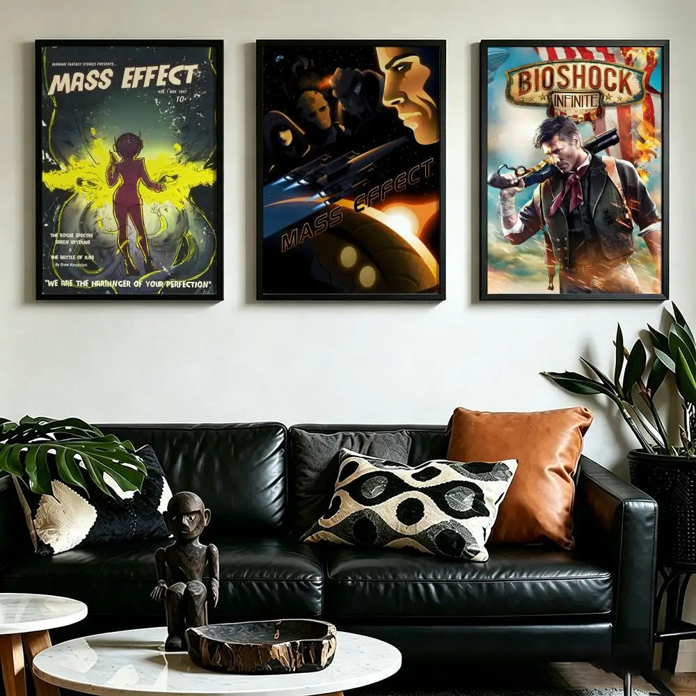 Mass Effect Legendary Edition HD Wall Poster | Gaming Decor