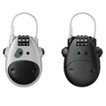 Retractable Steel Cable Combination Lock – Bike, Helmet & Travel