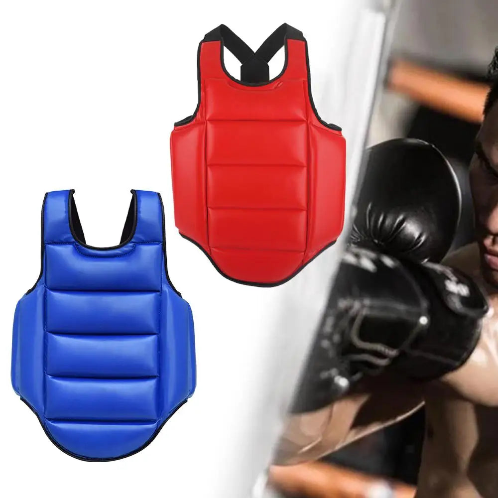 Taekwondo Karate Foam Chest Guard Protector – Unisex XS–XL