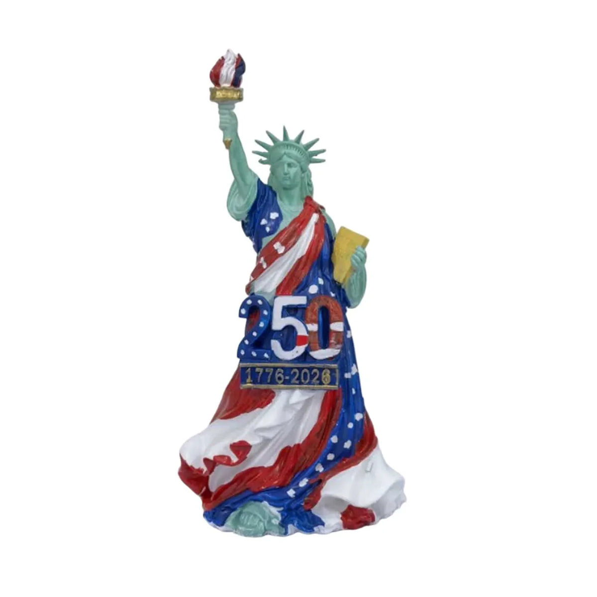 American 250th Anniversary Patriotic Resin Sculpture Ornament