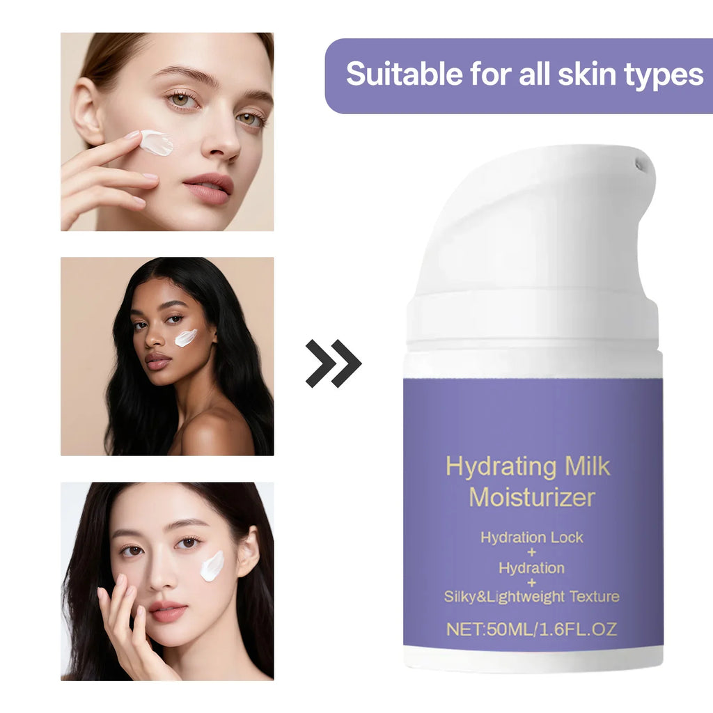 Hydrating Milk Moisturizer 50ml – Shea Butter & Glycerin Cream