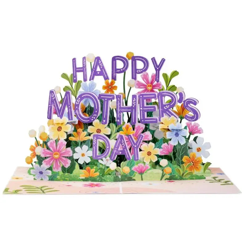 3D Pop-Up Happy Mother's Day Card with Envelope | Eco Paper