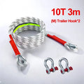 Upgraded Heavy Duty Car Tow Rope Off Road Strap Hook Wear-resistant
