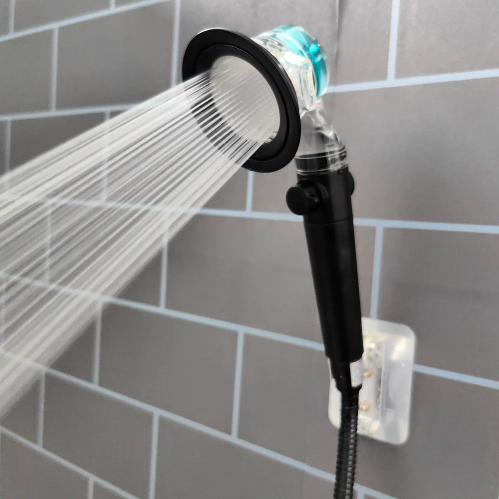 3-Mode Turbo Fan Shower Head | High Pressure & Water Saving